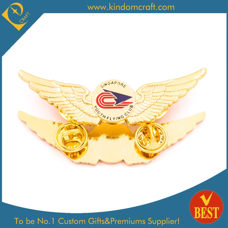 Custom Singapore Airline Eagle Metal Souvenir Pin Badge with High Quality