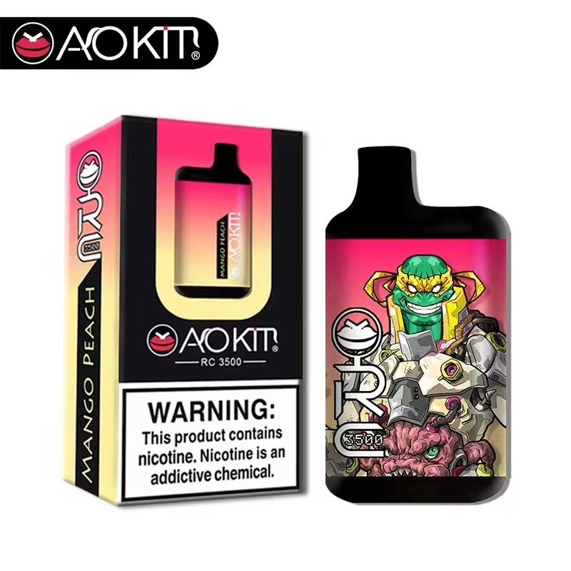 Original Wholesale/Supplier 3500 Puff Disposable/Chargeable Vape Pen Aokit RC Disposable/Chargeable Vaporizer