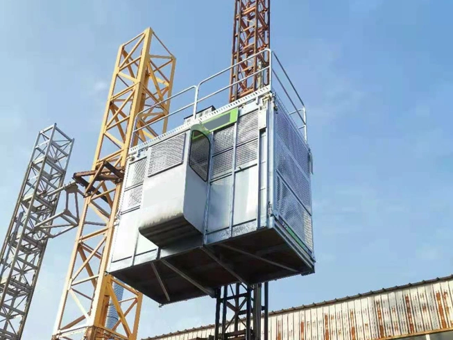 Sc200/200 Construcción grúa Elevador material de construcción con CE