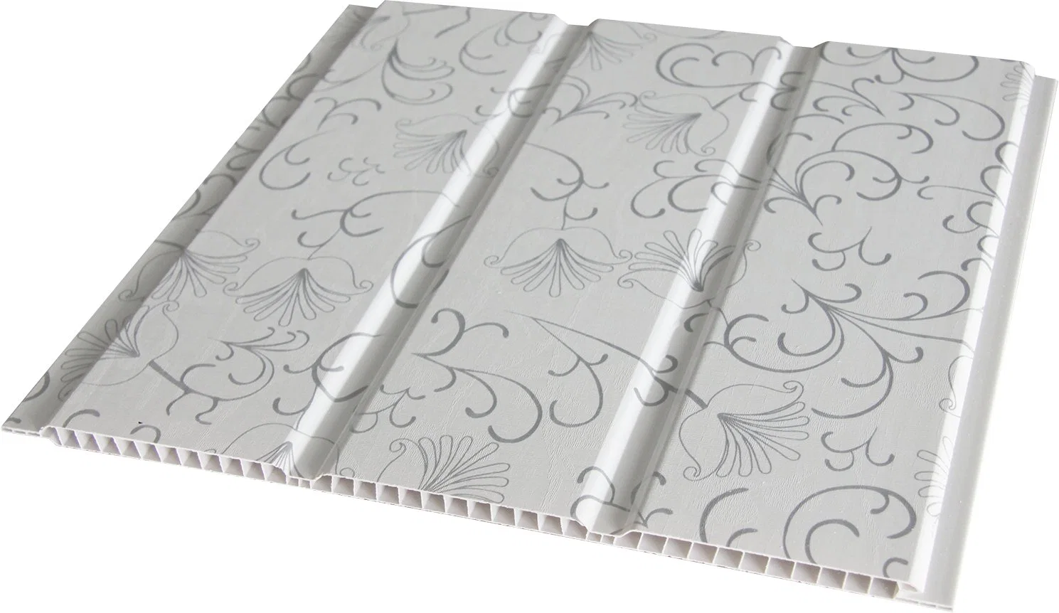 India Market 300mm dos ranuras Laminado PVC Wall Board