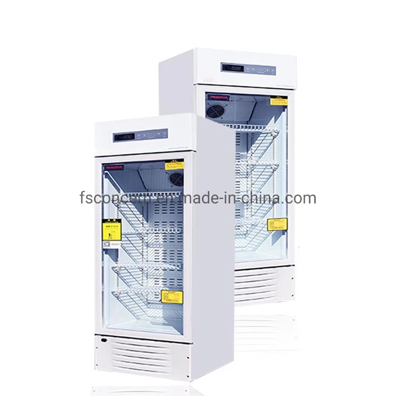 Vertical 120L Blood Bank Refrigerator Singel Door Hospital Mini Medical Fidge