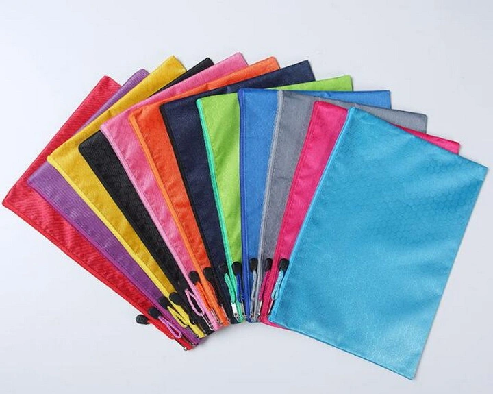 Custom PP Plastic Document Multi-Color File Bag Holder for School Office