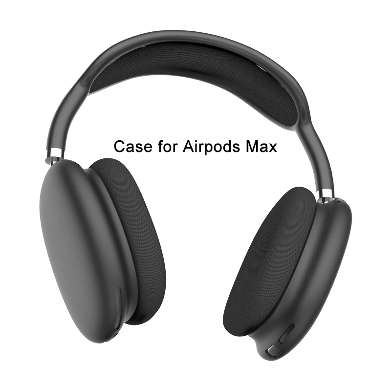 Neue bunte Silikon-Tasche für AirPods Max True Wireless Headphone Stoßfester Schutz mit Anti-Rutsch-zwei-Seiten-Schutz für Air Poding Max Fälle