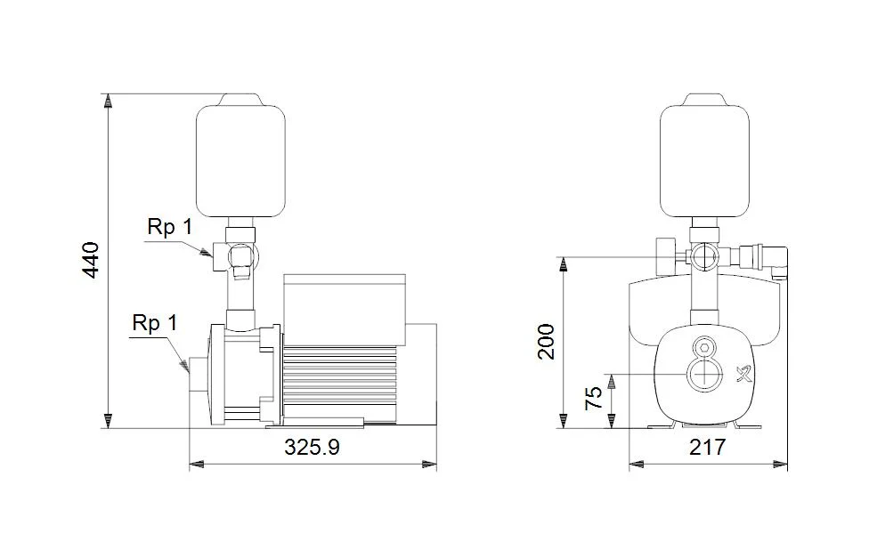 Cold&Hot Water Pressure Variable Speed Boosting Pump for Grundfos