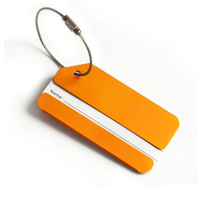 Aluminum Material and Men Department Name Aluminum Metal Luggage Tag