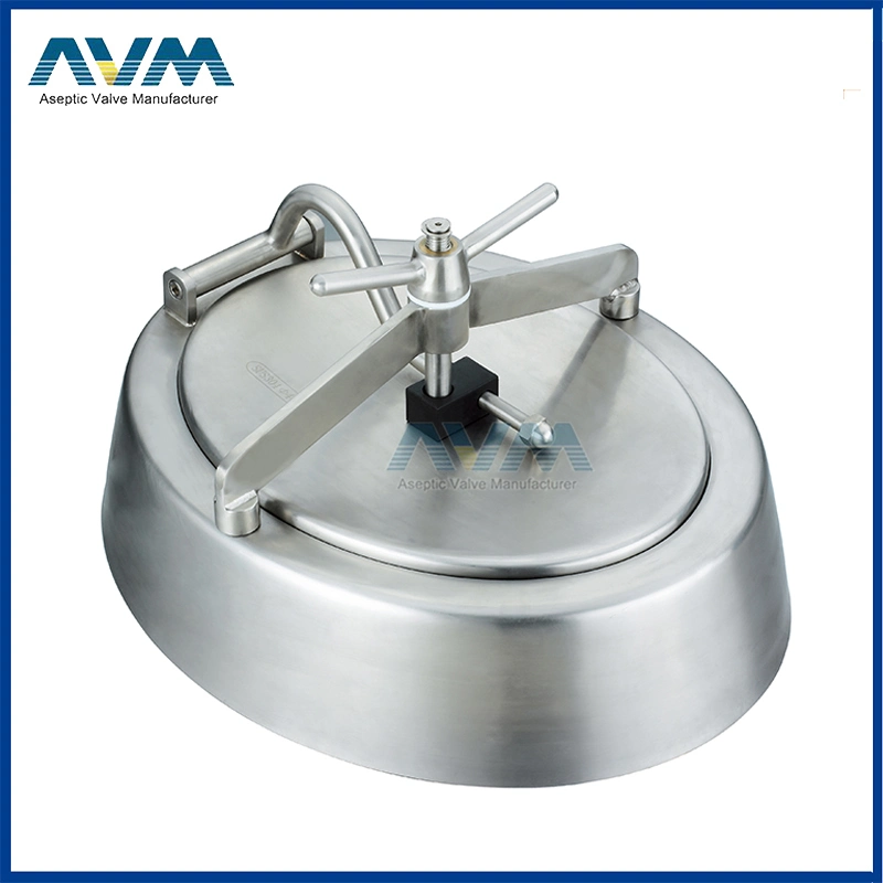 Sanitary Stainless Steel Square Manhole Cover Without Pressure