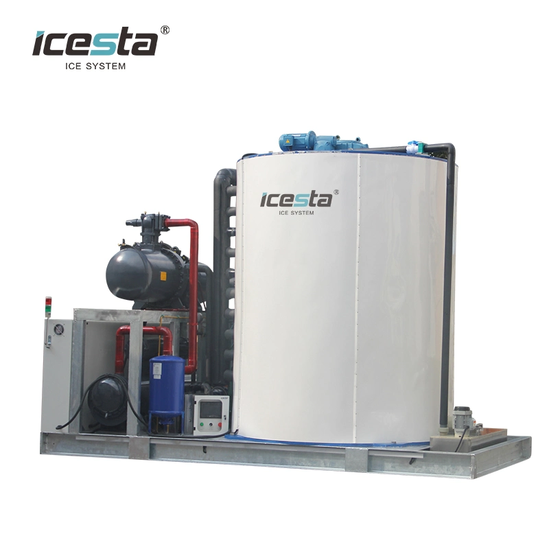 Hot Sales 1t 5t 10t 20t 30 Tons Ammonia Refrigeration System Industrial Ice Flake Machine for Fish