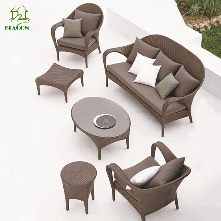 Garten Patio bestickt Innovation Design abnehmbare Abdeckung Wasserdicht UV-beständig Gartenmöbel Sofa Modernes Set