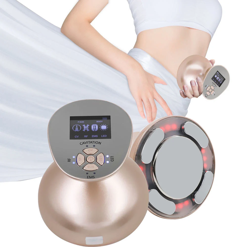 Cavitation Body Slimming Equipment Fat Burning Device RF Ultrasonic EMS Weight Lose Beauty Instrument