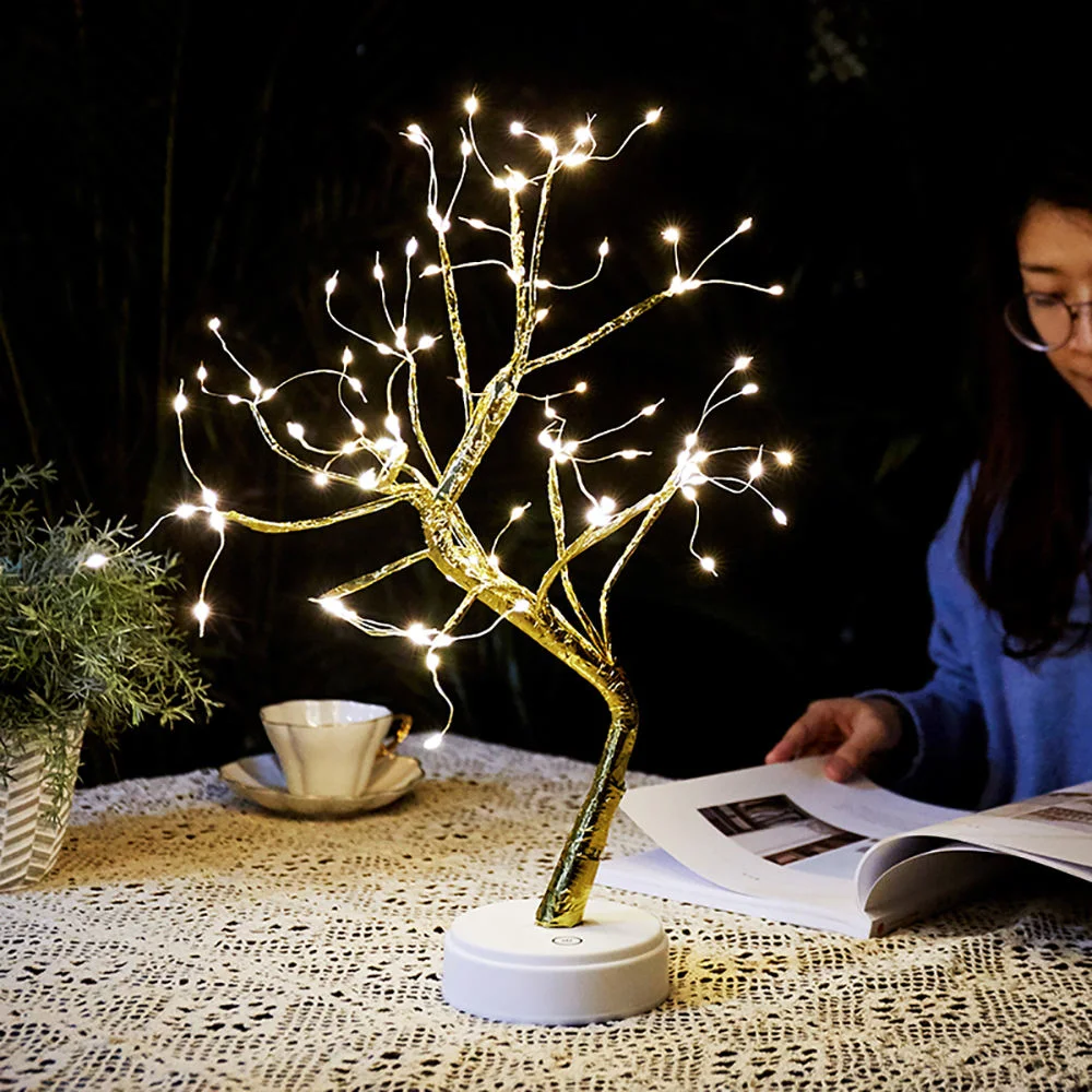 Europäischer Stil Moderne Baum Modell Licht Büro Heim Dekor Geburtstag Weihnachtsgeschenke