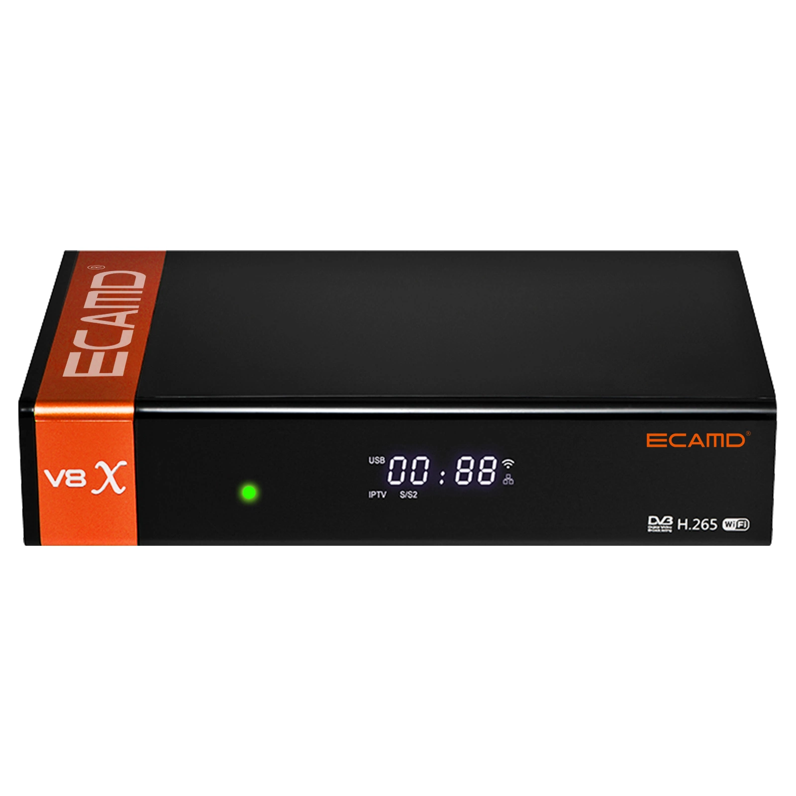 Ecamd V8X DVB-S2 /S2X Digital Satellite Receiver for Europe Market TV Box