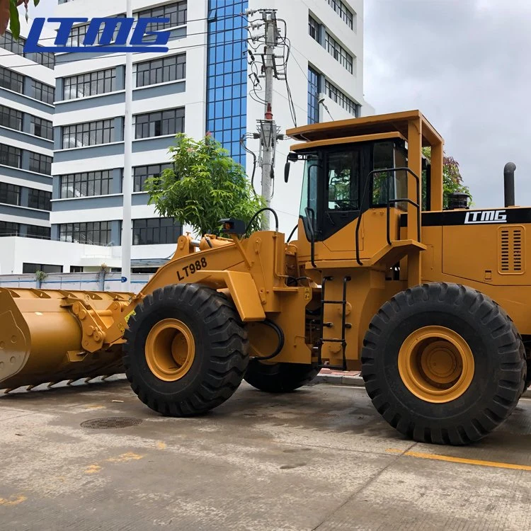 Cargador automático de enganche rápido Truck Loader 8 tonelada pala grande