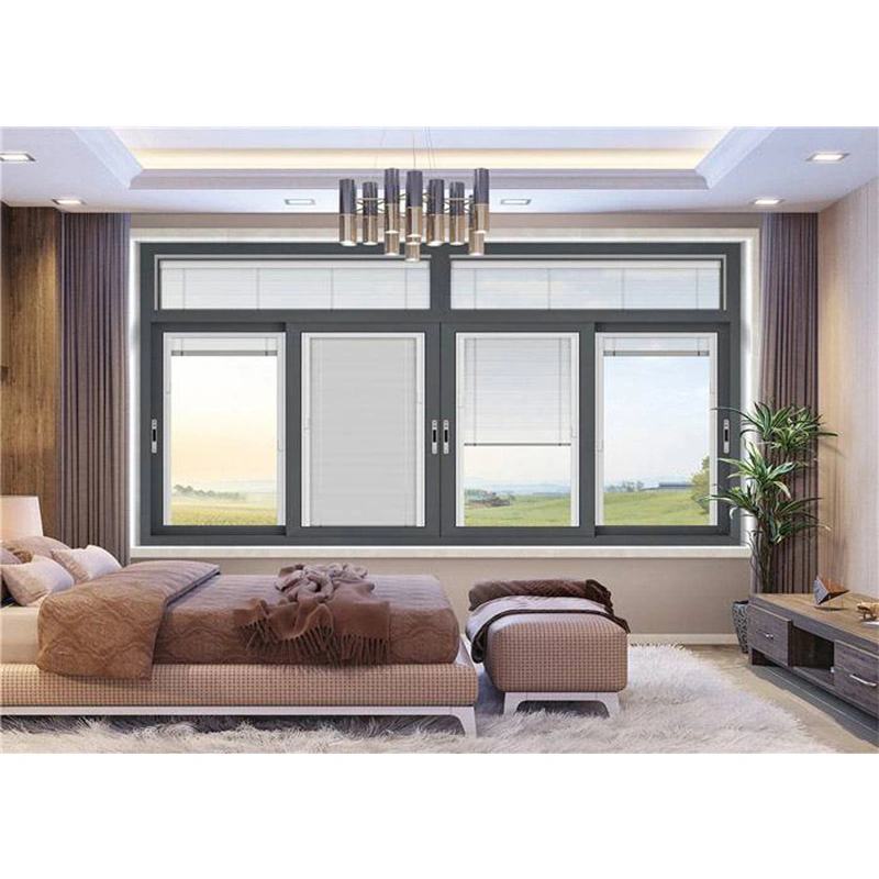 Aluminum Metal House Windows with Net/Sliding Window