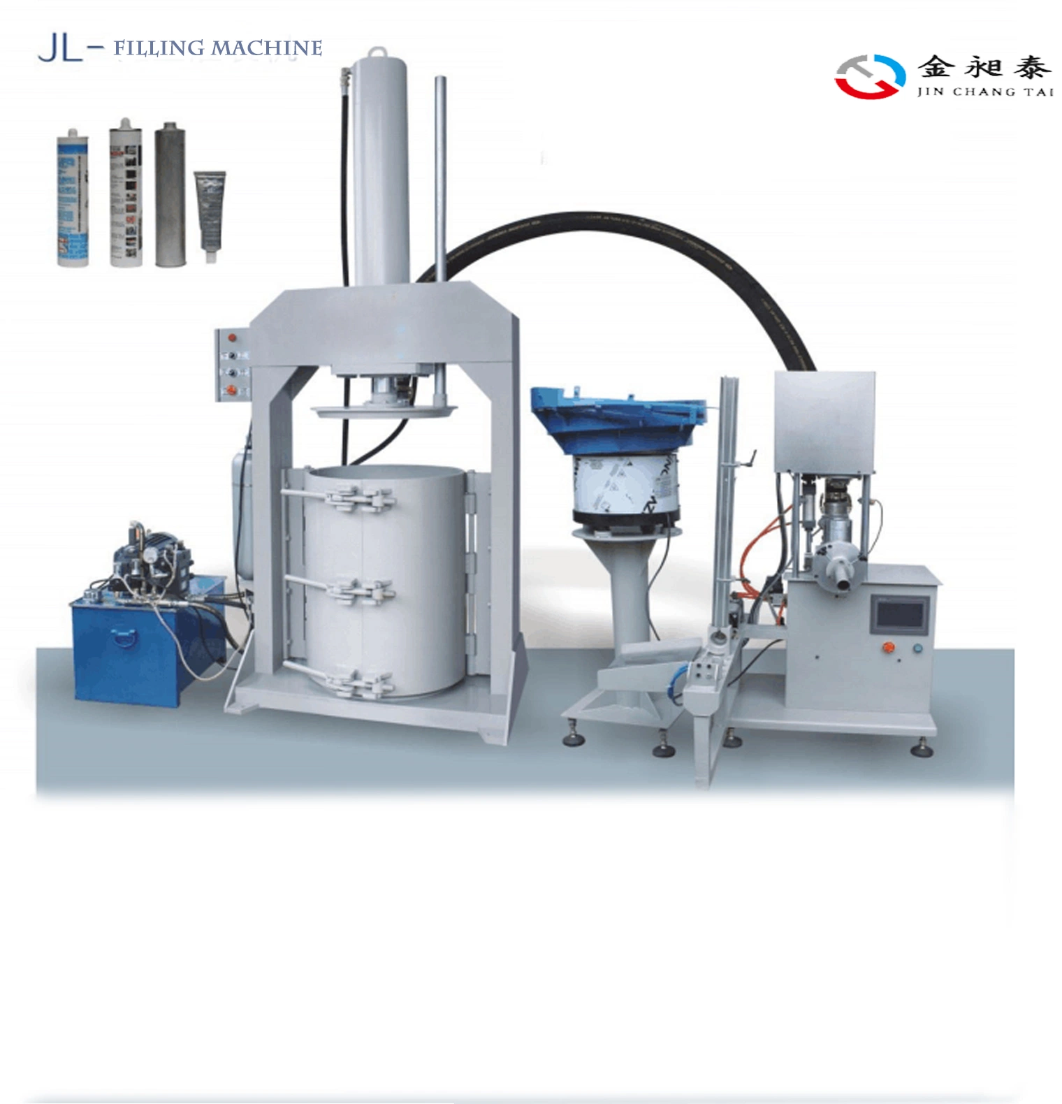 High Efficiency Adhesive Sealant Gum Semi Automatic Filling Machine