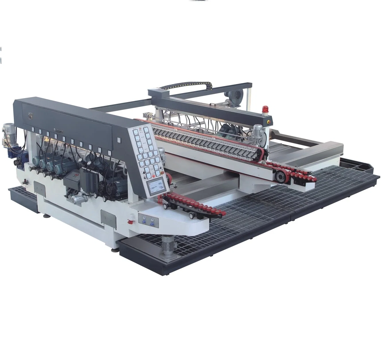 Straight-Line Glass Edging Machine / Horizontal Double /Two Side Glass Polishing Machine