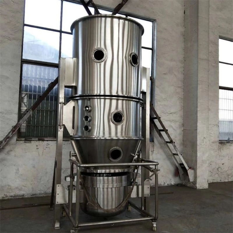 2022 New Customized High Efficiency Vertical Multipurpose One Step Tilapia Collagen Fluidized Bed Granulator