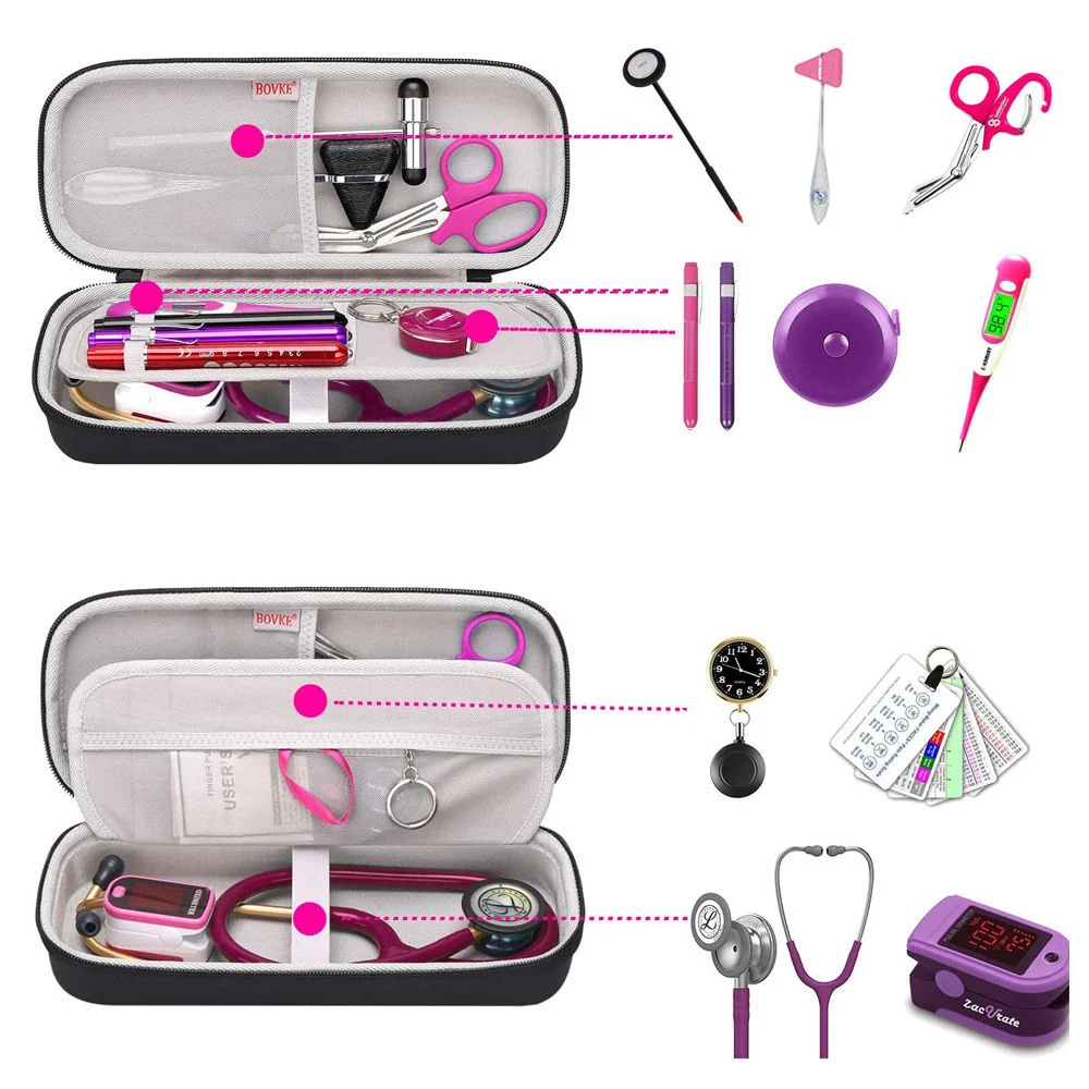 2023 Popular in UK Starter Custom Nurse Box with Blood Pressure Kits and Stethoscope EVA Box Kit