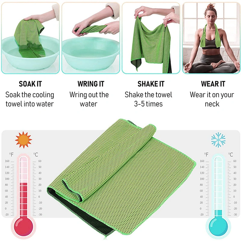 Custom Yoga Training Exercise Towel Cooling Towel Cooling Product with Print Logo