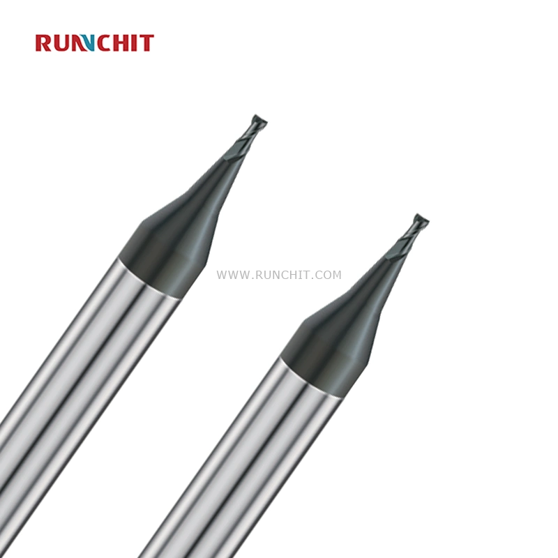 High Wear-Resistant Coating 2flutes HRC55 Cutting of Hardened Steel for Mold Precision Parts Spray Plate Industry (DES0022)