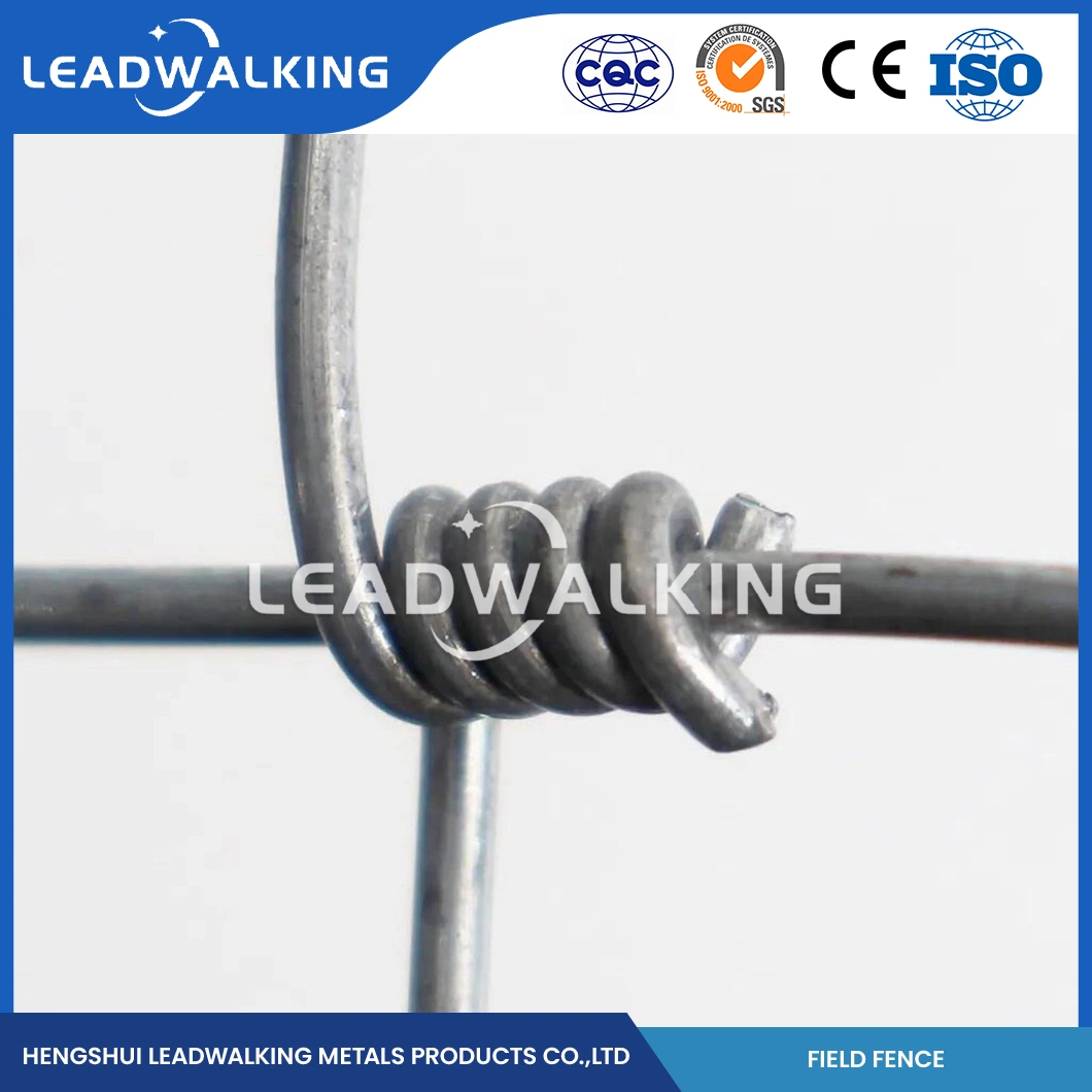 Leadwalking Galvanized Poultry Mesh Fencing Wholesale Farm Fence Manufacturers China Mesh Leveling 6-Line Cattle Fence