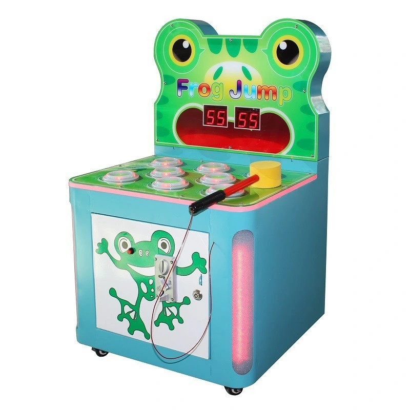 Jeu de Kiddie électronique populaire de haute qualité Whack a Mole Frog Machine de jeu d'arcade de marteau