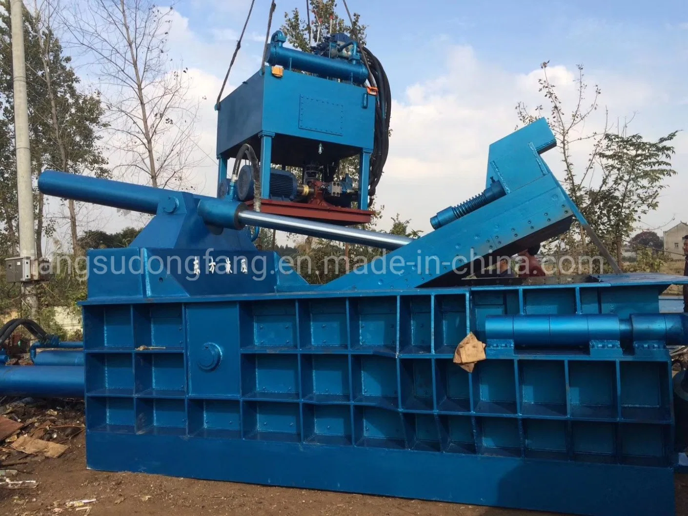 Y81f-100 Scrap Metal Baling Press