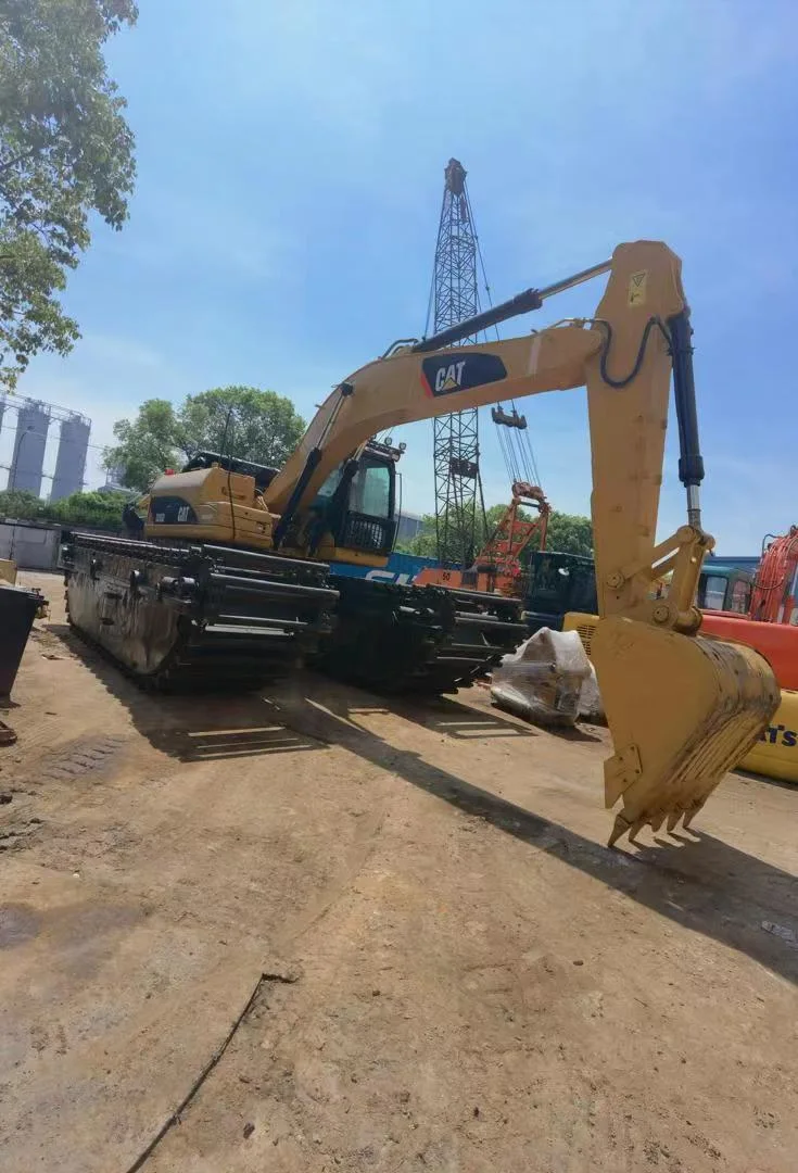 21 Tons River-200 Amphibious Non Mini Excavators Swamp Buggy Marsh Buggy Excavator with Backhoe Loader Track Chain and Bucket Construction Machinery