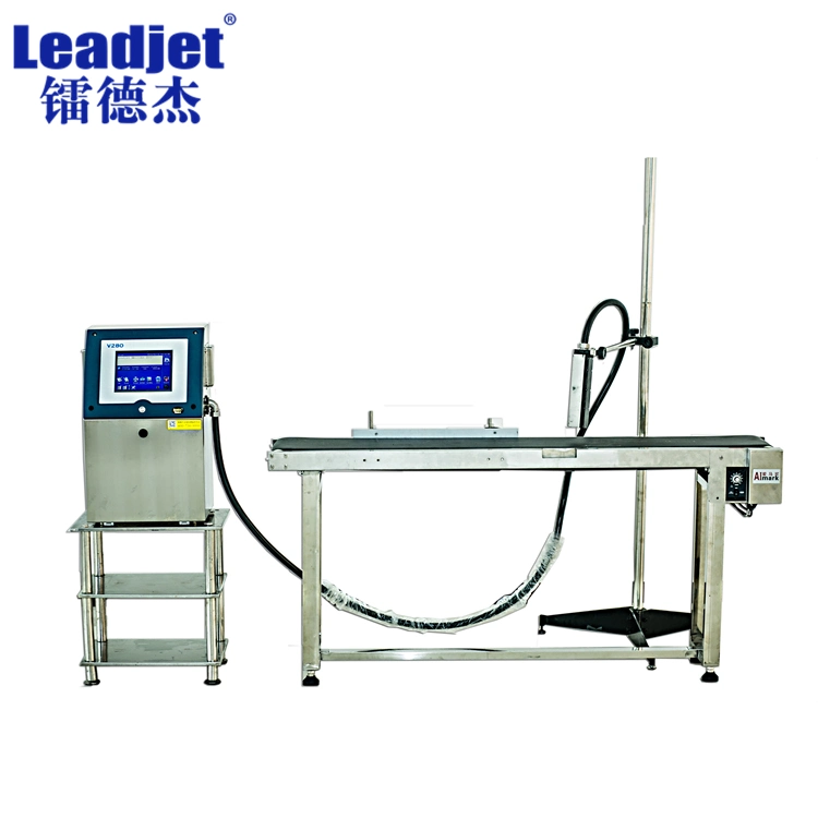 Leadjet V280 Logo Expiry Date Inkjet Printer Electrical Wire Printing Machine