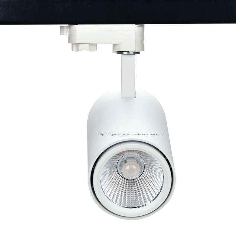 Track Light15W Track Spotlight LED Rail Spot Light Lamp COB Black and White Direction Variable Tracking Light