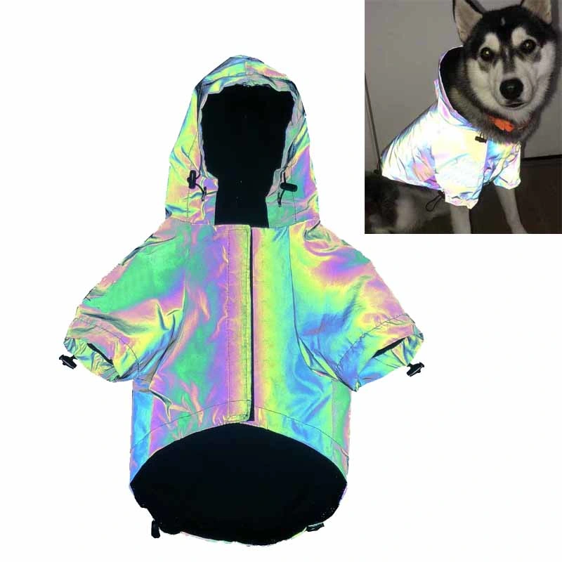 Reflective Adjustable Water Proof Dog Raincoat Breathable Waterproof Pet Clothes for Small to Large Dogs