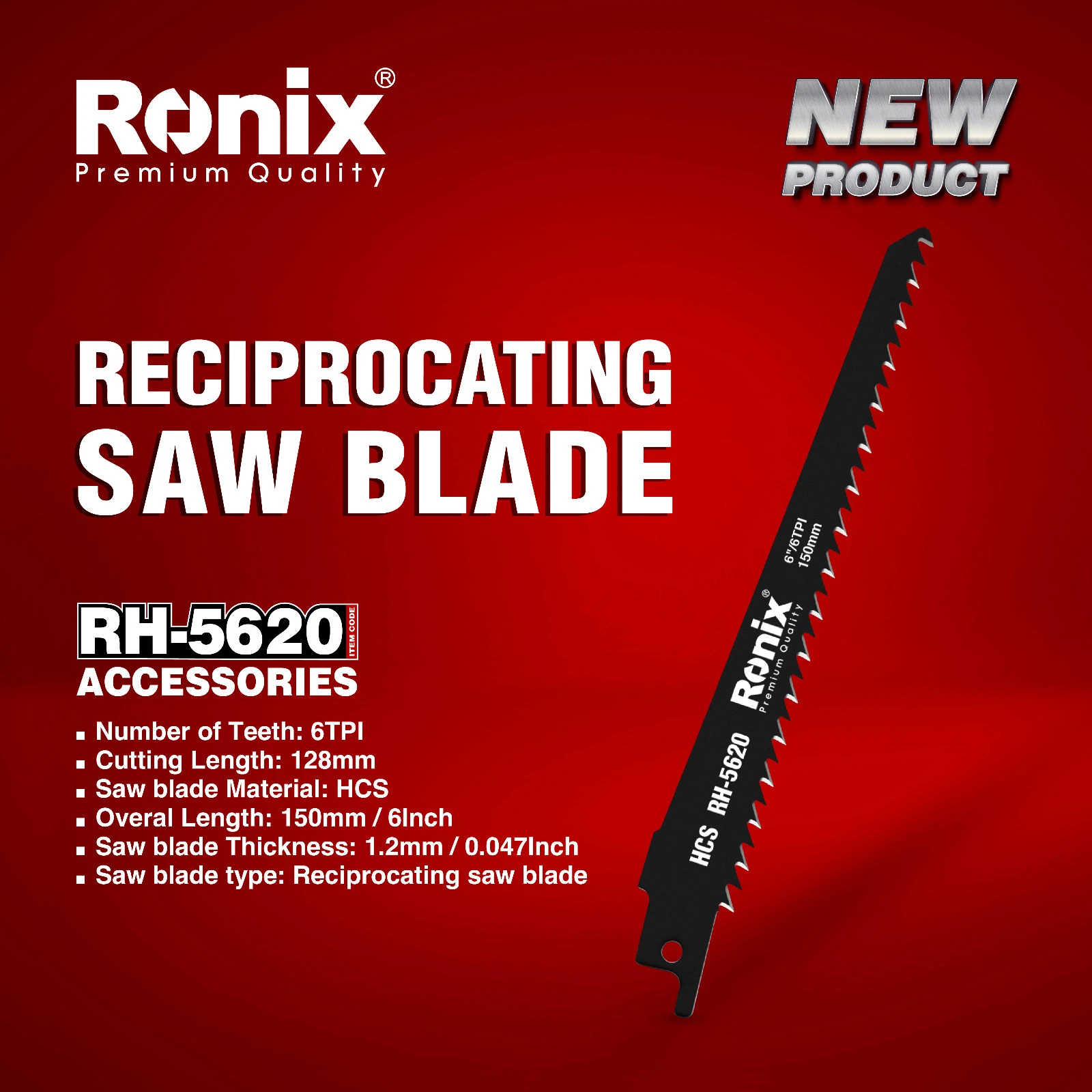 Ronix RH-5620 المشاهد الشفرات 6 طبل في البوصة للبلاستيك الخشب المنقوع قطع الخشب الرقائقي البلاستيكي