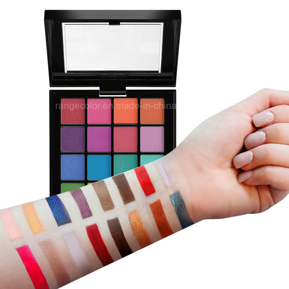 16 Color Professional Bright Color Eyeshadow Palette Makeup Eye Shadow Palette