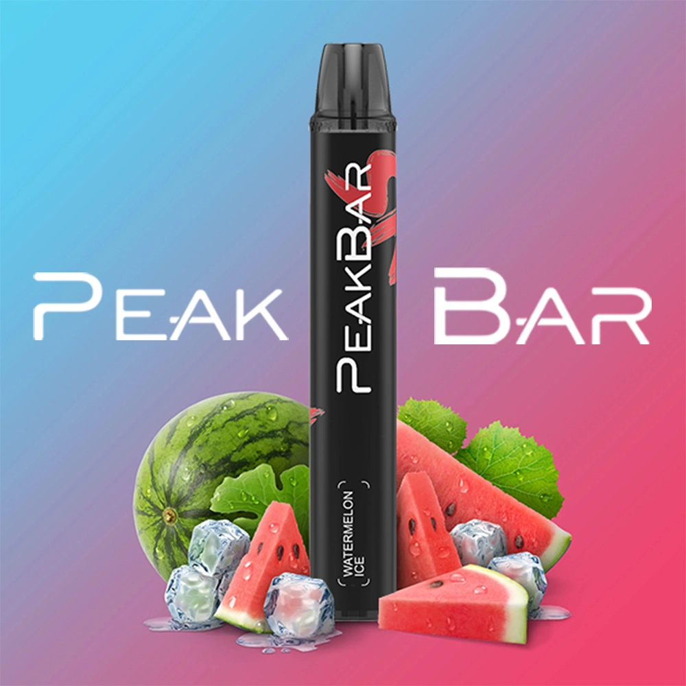 Peakbar novo produto EGO cigarro eletrónico com sabor líquido descartável Vape Pen Alibaba Puff Distribuidores