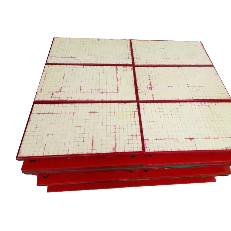 Conveyor Skirting Plate Chute Rubber Ceramic Mat Ceramic Rubber Composited Liner Material