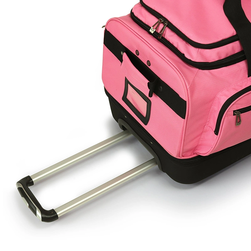 Collapsible Lightweight Drop-Bottom Travel Closet Trolley Dance Bag with Garment Rack