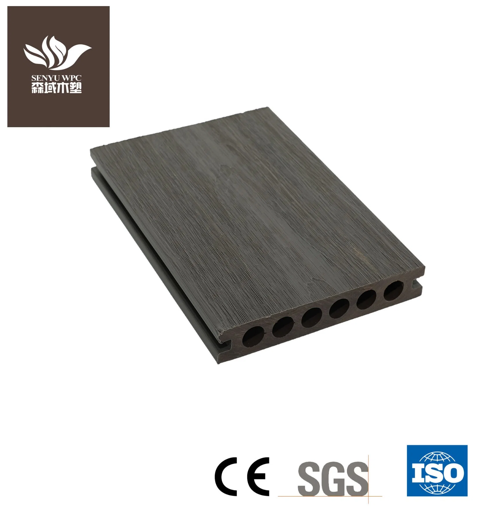 Senyu un plancher de bois Composite Decking WPC carte en plastique