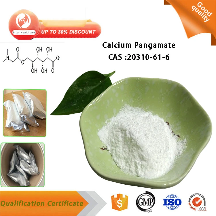 Химикаты сырье для продукта материал кальция Пангамат порошок CAS 20310-61-6 кальций Пангамат