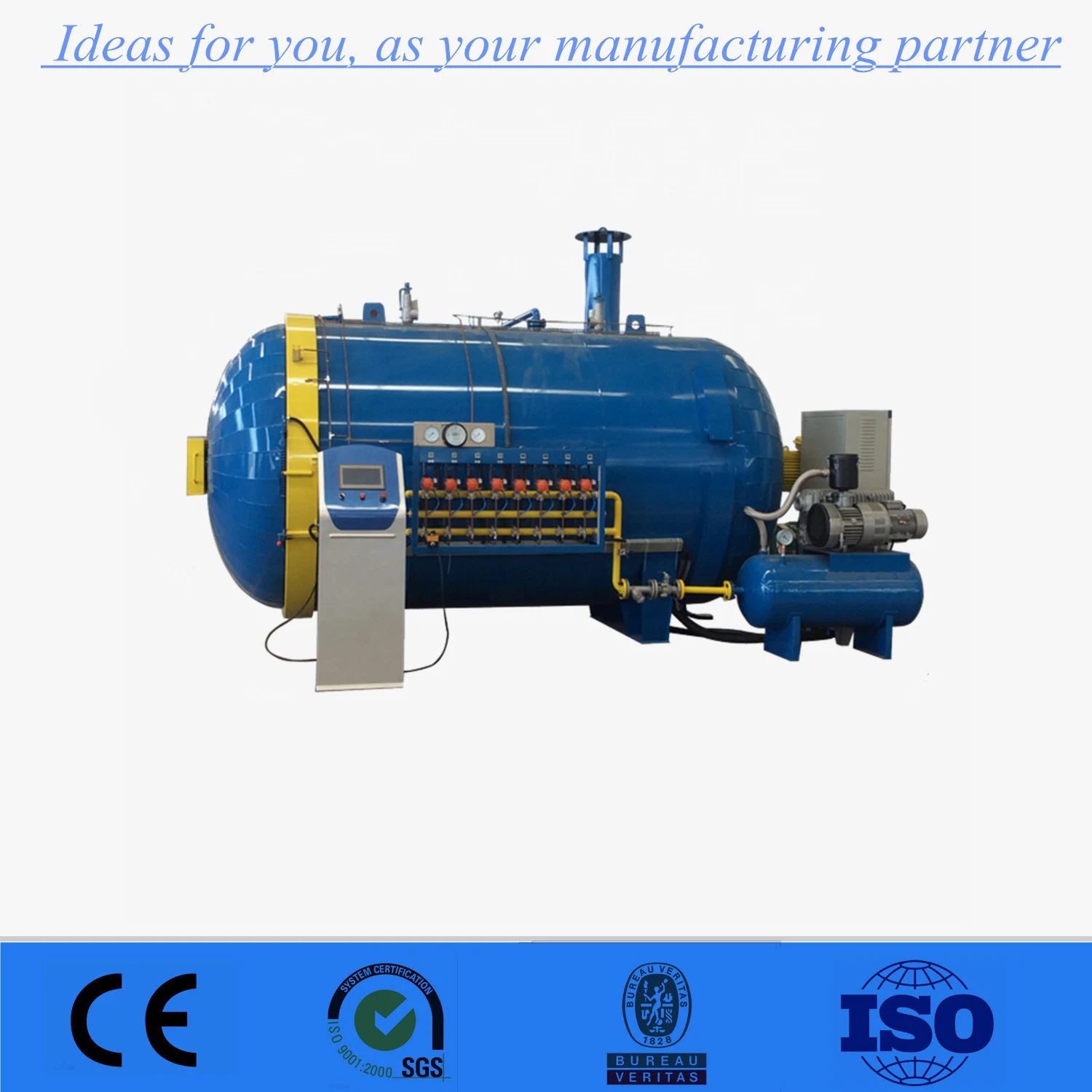 Industrial Horizontal Automatic Composite Autoclave Machine for Carbon Fiber Products