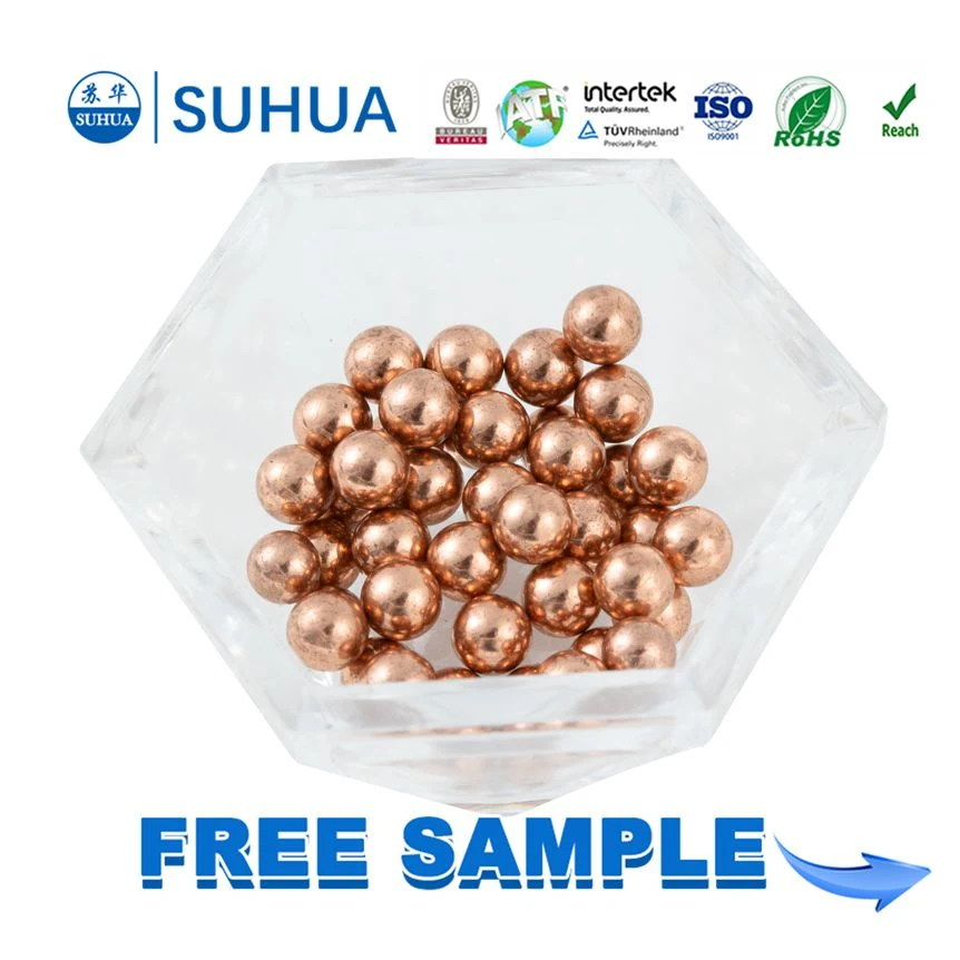 Polished C11000 Copper Ball / H62/ H65/ H70 Brass Ball Sphere for Metal Fastener