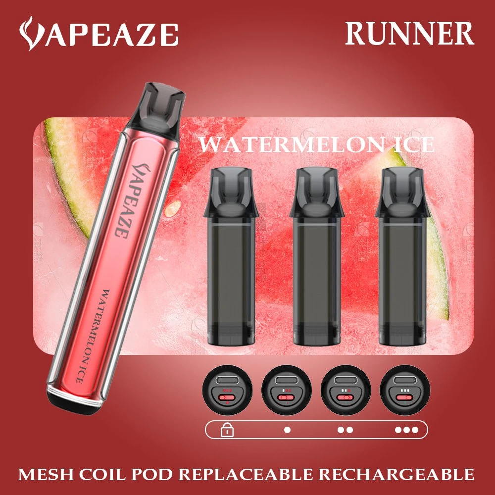 Nouveau design Mini Vape Pod remplaçable 600 puffs pré rempli Randm Tornado Vapeaze Runner 3ml 4ml Prix bon marché E cigarette