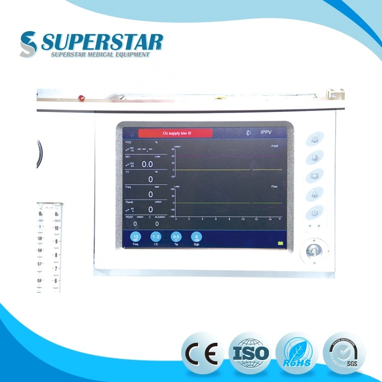 China Medical Equipment Supplier Anethesia Machine with Ventilator Anesthesia Machine S6100A