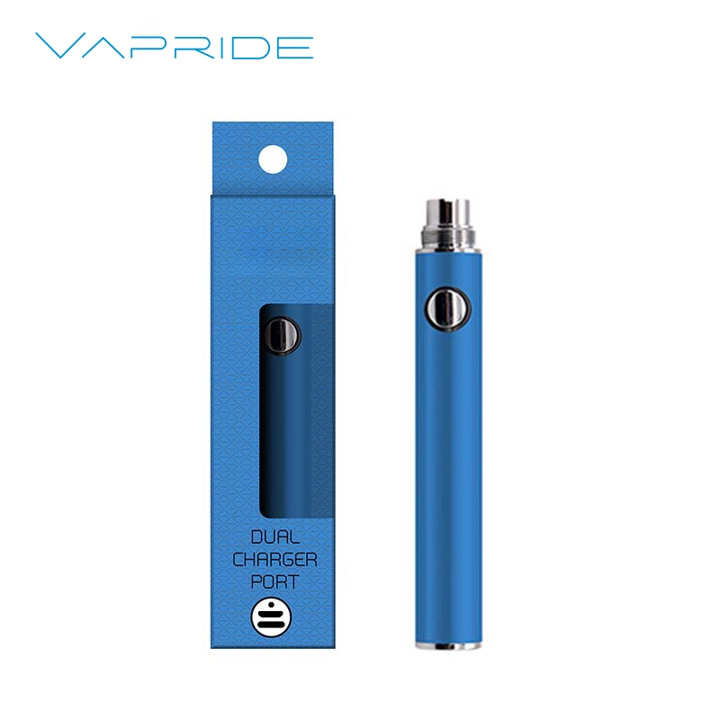 Dual Charging Port 510 Thread Atomizer Vape Pen E Cigarette Battery