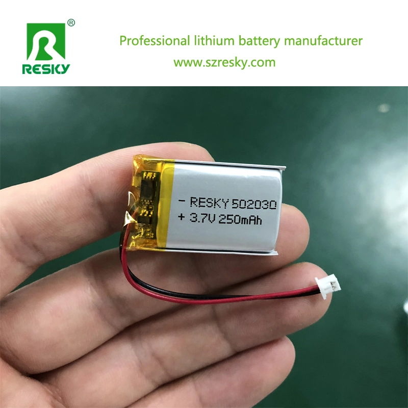 3,7V 502030 250mAh pilas Lipo para productos de consumo eléctrico