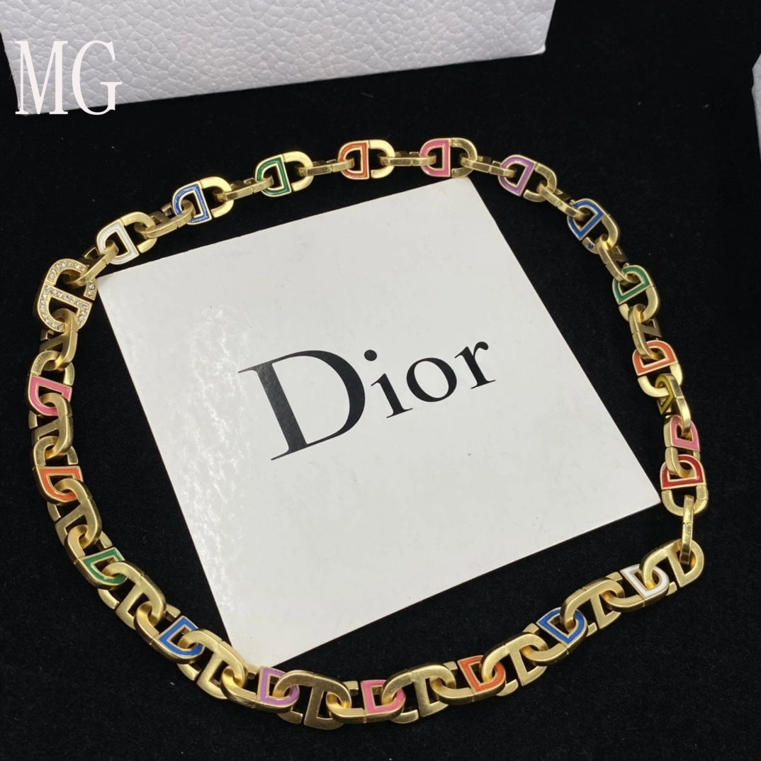 Fashion Creative Gold Chain Colorful Enamel Bracelet Metal Gold Chain Bracelet for Women