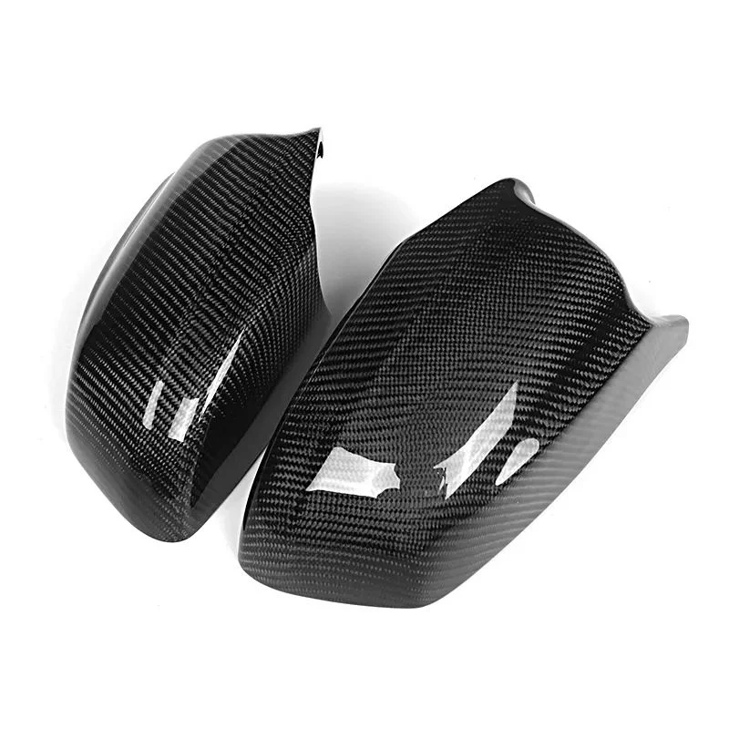 M Look Mirror for BMW F10 Mirror 5 Series F10 F11 Sedan 2010-2013 520I 528I 535I 518d Rear View Mirror Cover Glossy Carbon Fiber