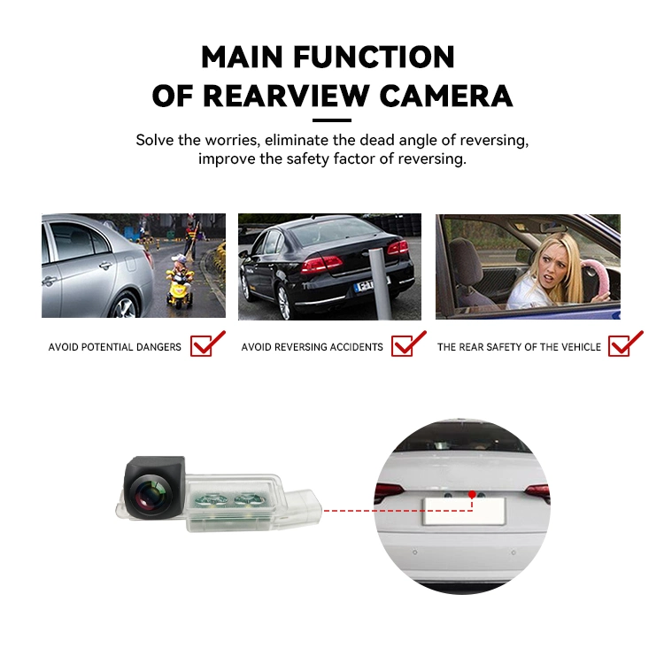 Car Rear View Backup Camera IP68 Waterproof Reverse Back up Parking Camera for VW Golf/Cc/Scirocco/Lamando/Porsche Cayenne/Macan