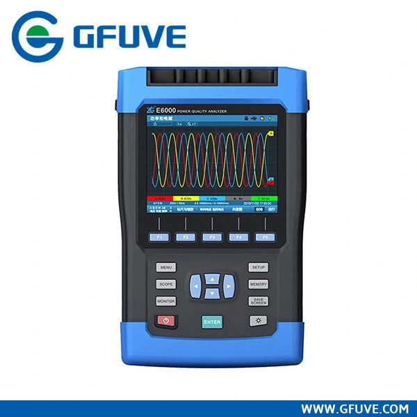 De Mano eléctrico 3 fases de analizador de calidad de Potencia