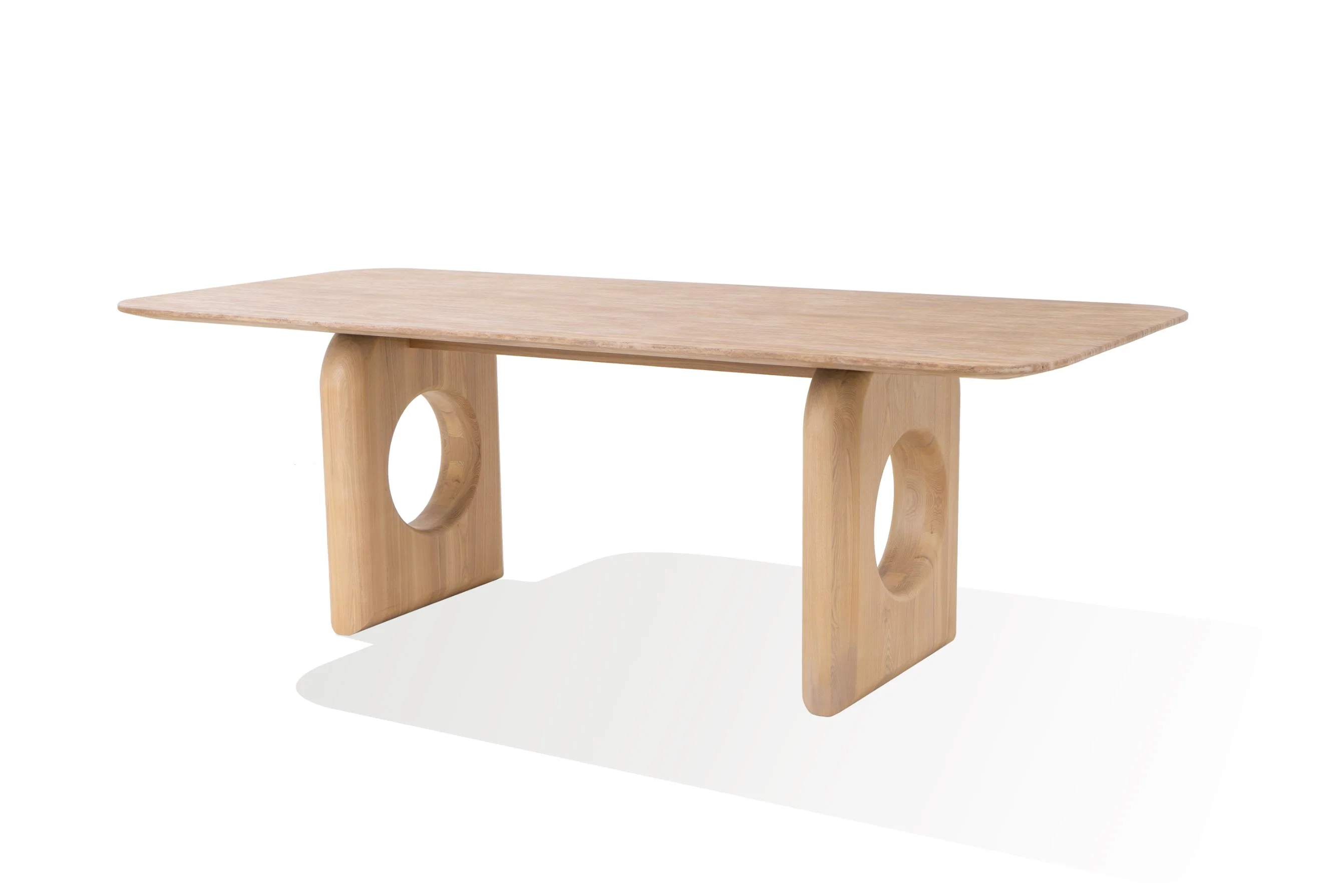CS Home New Design Style Esstisch mit Stuhl Alle Esche Holz Top und Basis Restaurant Tisch