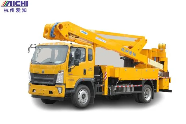 Insulated Boom and Bucket 22.7m Sino Truck Aichi Aerial Work Vehicle Platform