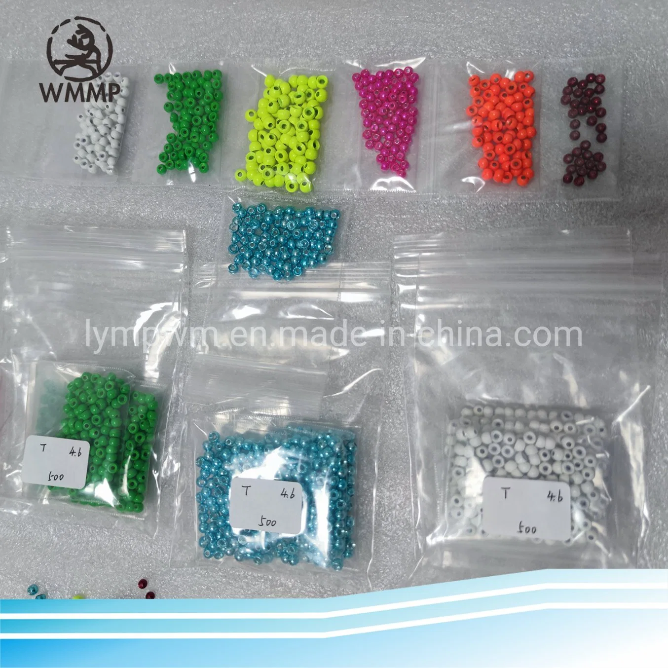 Wholesale/Supplier Fluorescent White/Green/Red/Chartreuse&Anodized Light Blue Tungsten Round Beads